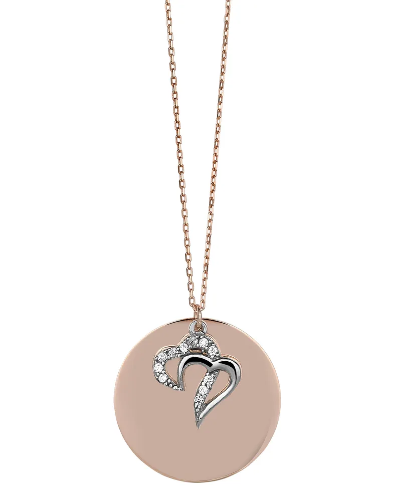 Orphelia Damen-Kette aus 925er Sterlingsilber mit Anhänger – Rosé ZH-4791 Rosé