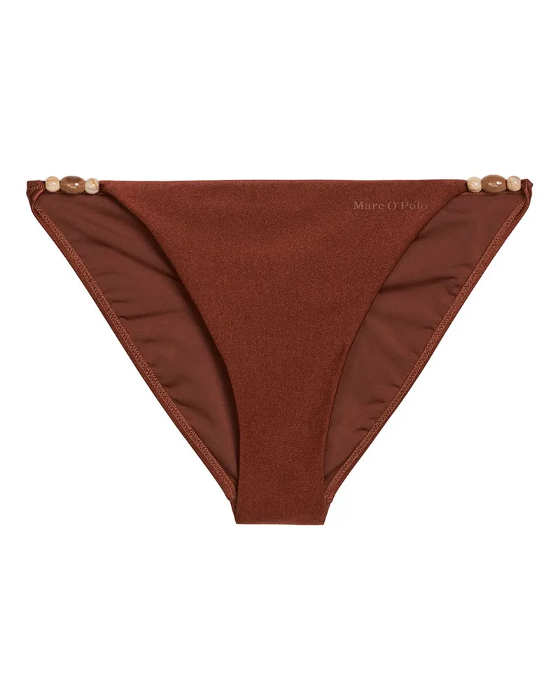 Marc O'Polo Marc O'Polo Damen Bikini-Hose Breezy LeafBikini Slip, Bikini Unterteil, Bikinihose Dunkelbraun