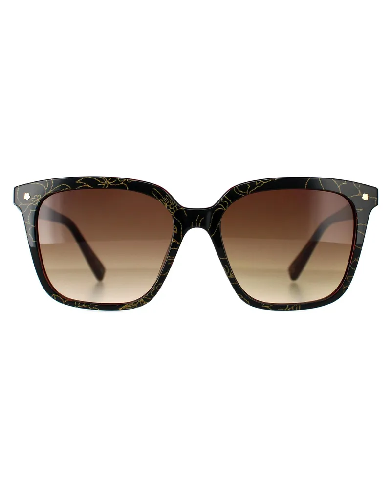 Ted Baker Square Damen Double Champagne Demi Braun Gradient TB1676 Ramona Braun