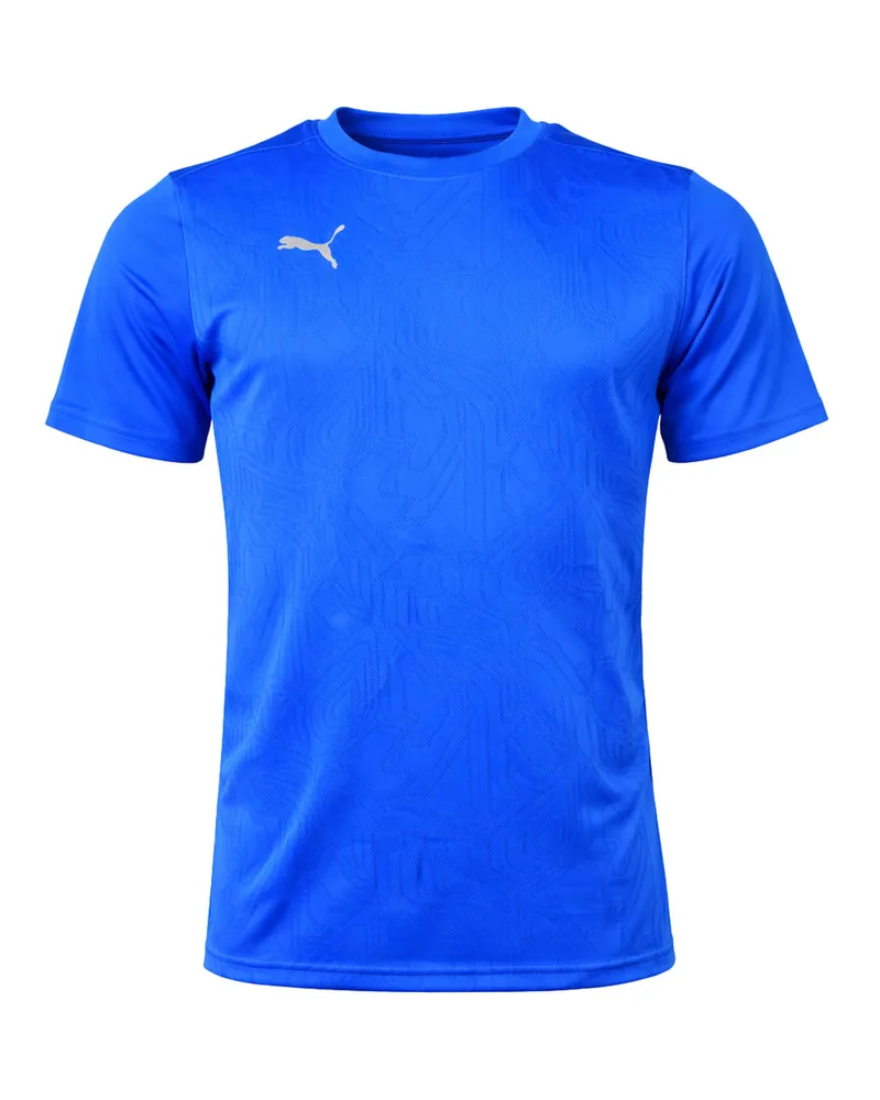 Puma teamFinal Herren-Trainings-T-Shirt - Blau Blau