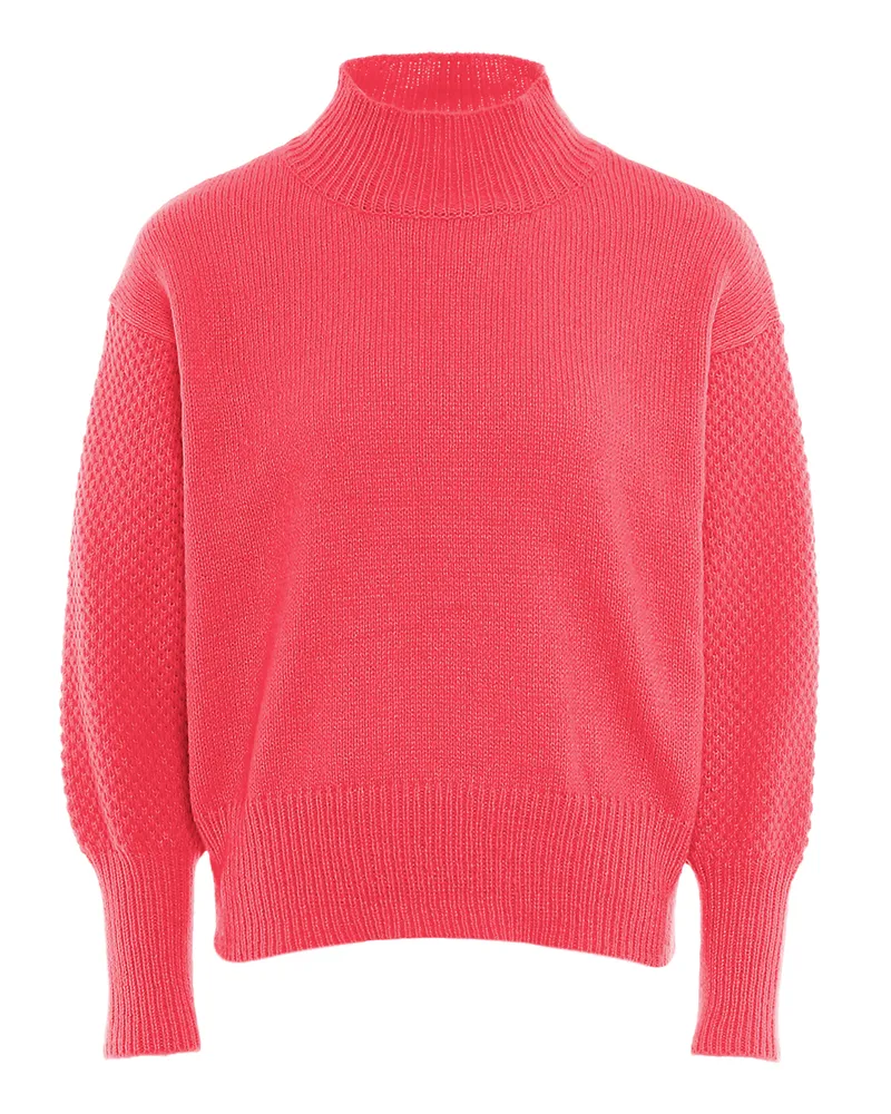 My Mo Pullover Damen koralle Korallenrot