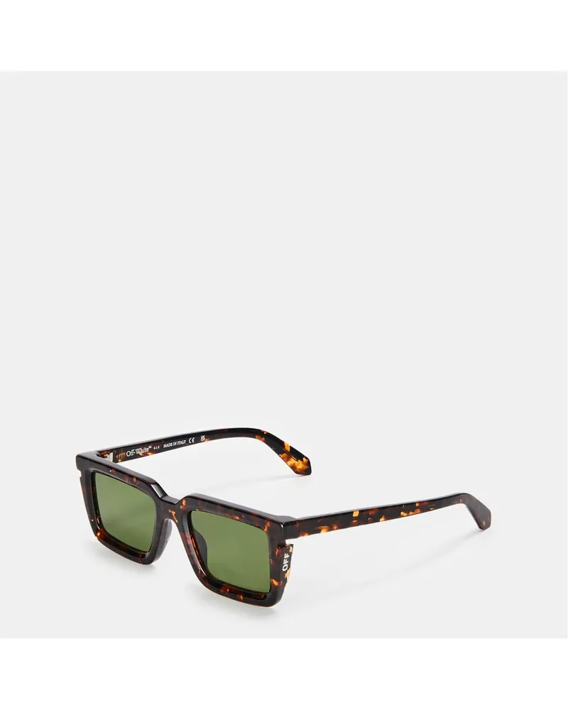 OFF-WHITE Tucson quadratische Vollrand-Sonnenbrille - Grün Grün