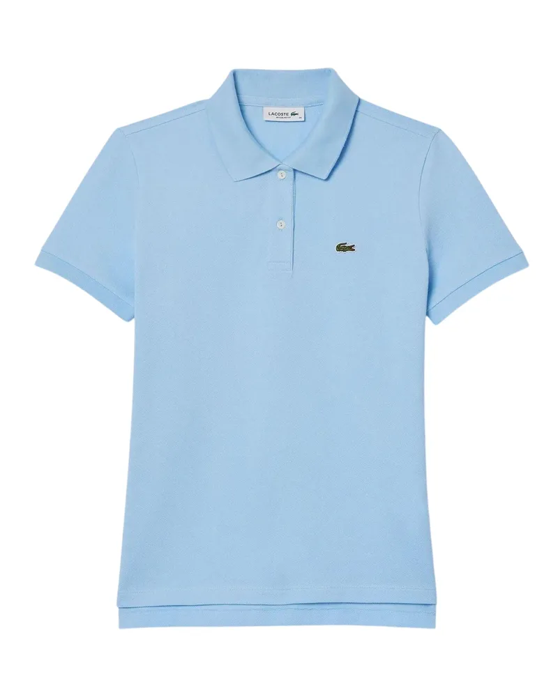Lacoste Poloshirt für Damen, Kurzgröße (Blau Blau