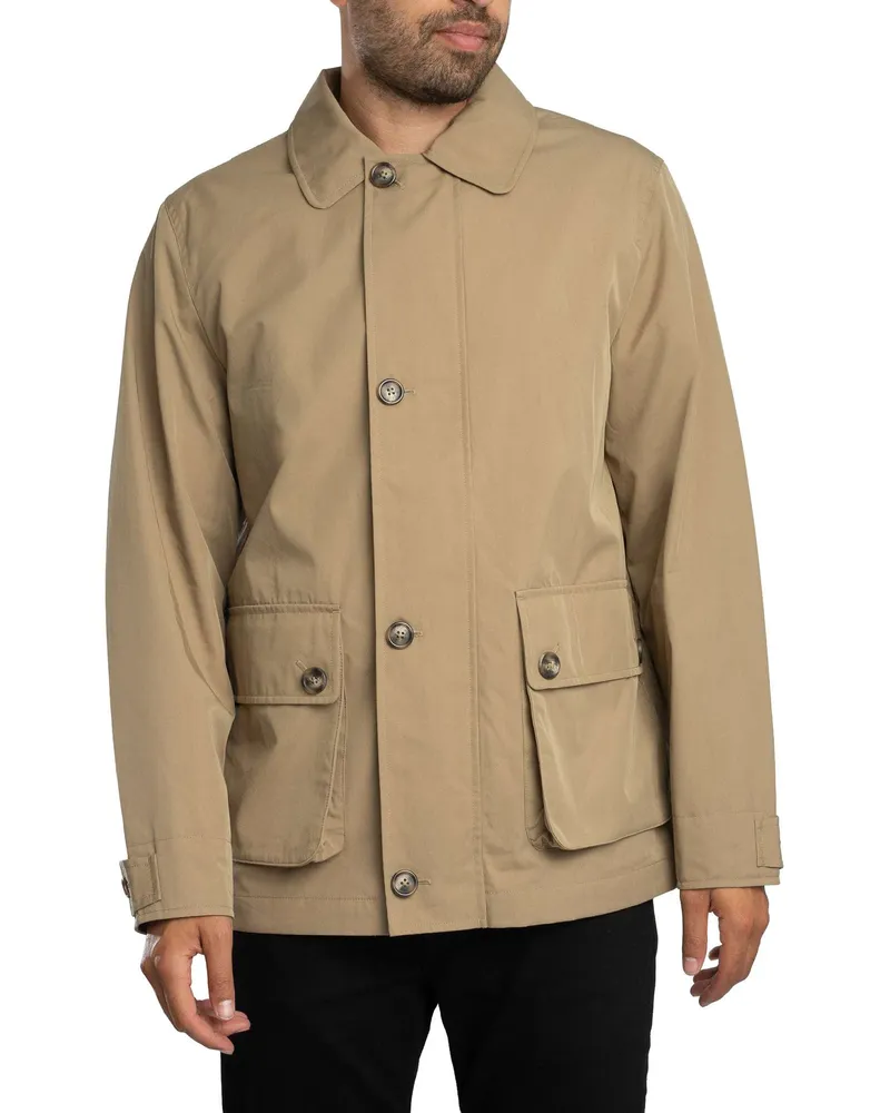Gant Baumwollmischgewebe-Scheunenjacke, Braun Braun