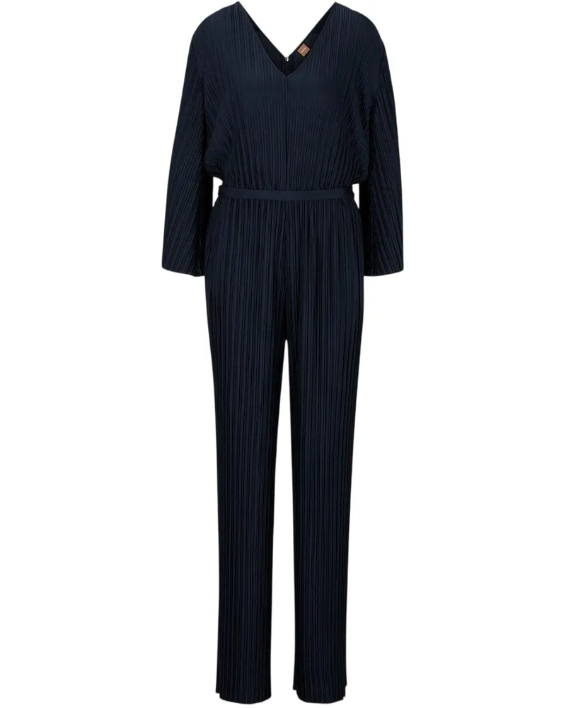 HUGO BOSS Jumpsuit für Damen, Regulär, Blouson-Ärmel (Blau Blau