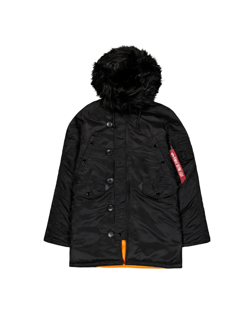 Alpha Industries N-3B VF 59 Winter Jacket Women Schwarz