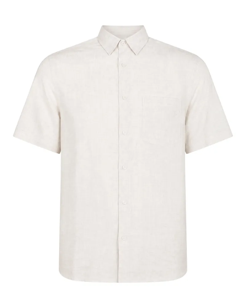 Ted Baker Palomas Stone Leinenhemd Creme