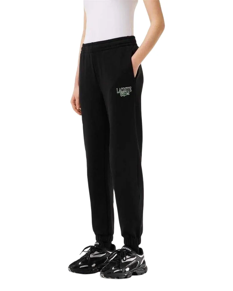 Lacoste Loungewear" Jogginghosen für Damen (Schwarz Schwarz
