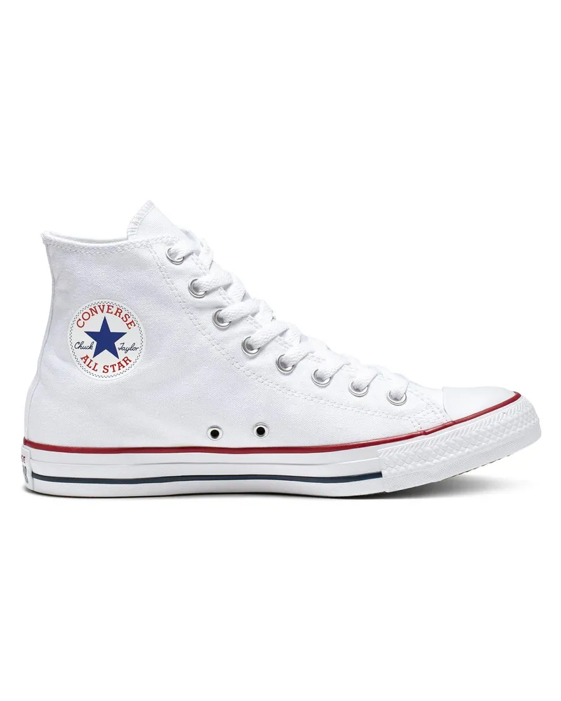 Converse Chuck Classic Hi" High Top Turnschuhe für Damen (Weiß Weiß