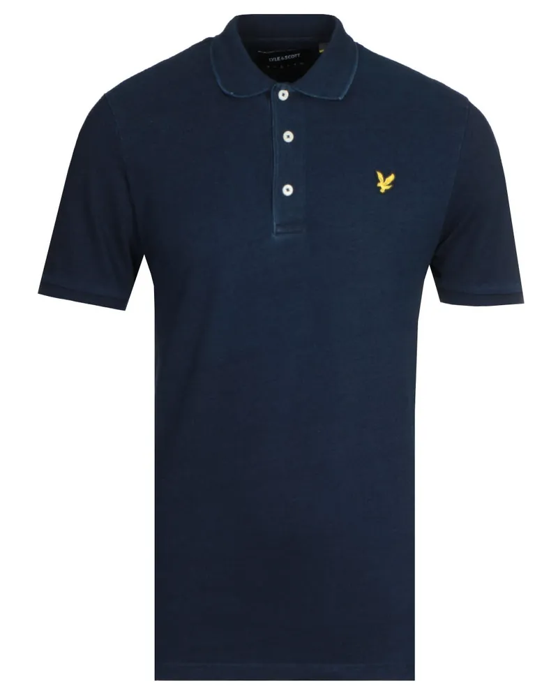 Lyle & Scott Poloshirt in Indigo Marineblau
