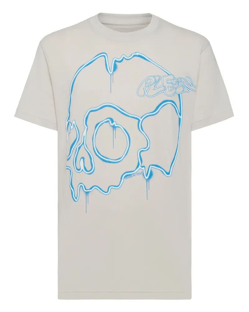 Philipp Plein T-Shirt Skull Beige