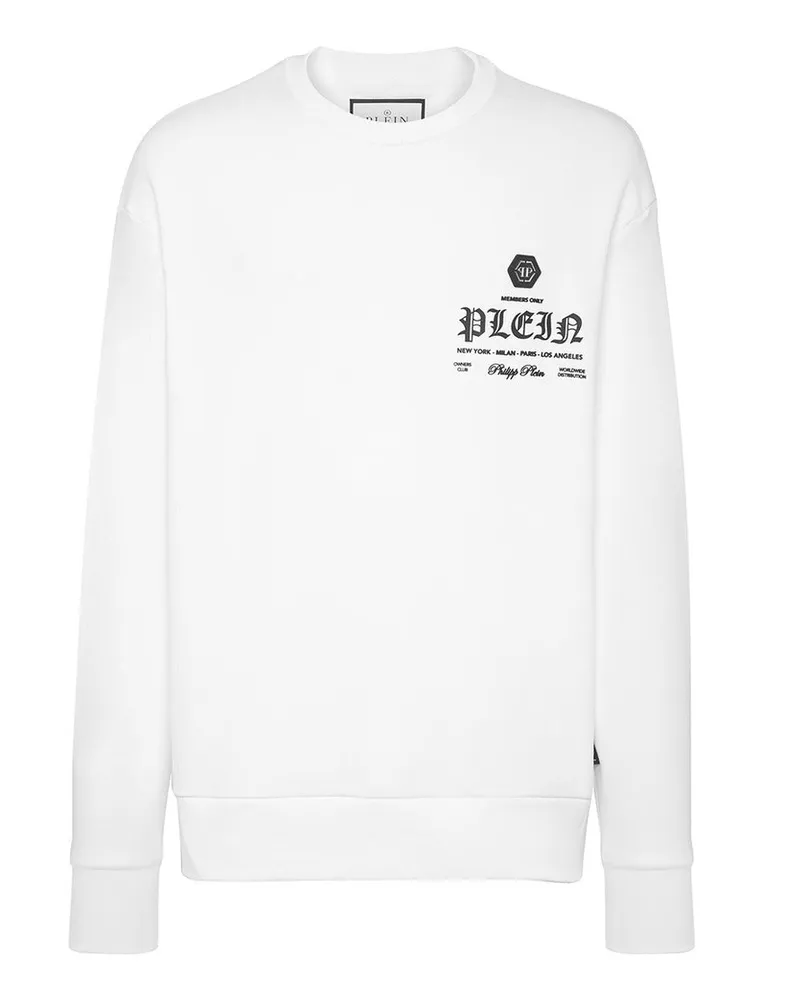 Philipp Plein Herren Sweatshirts Weiß