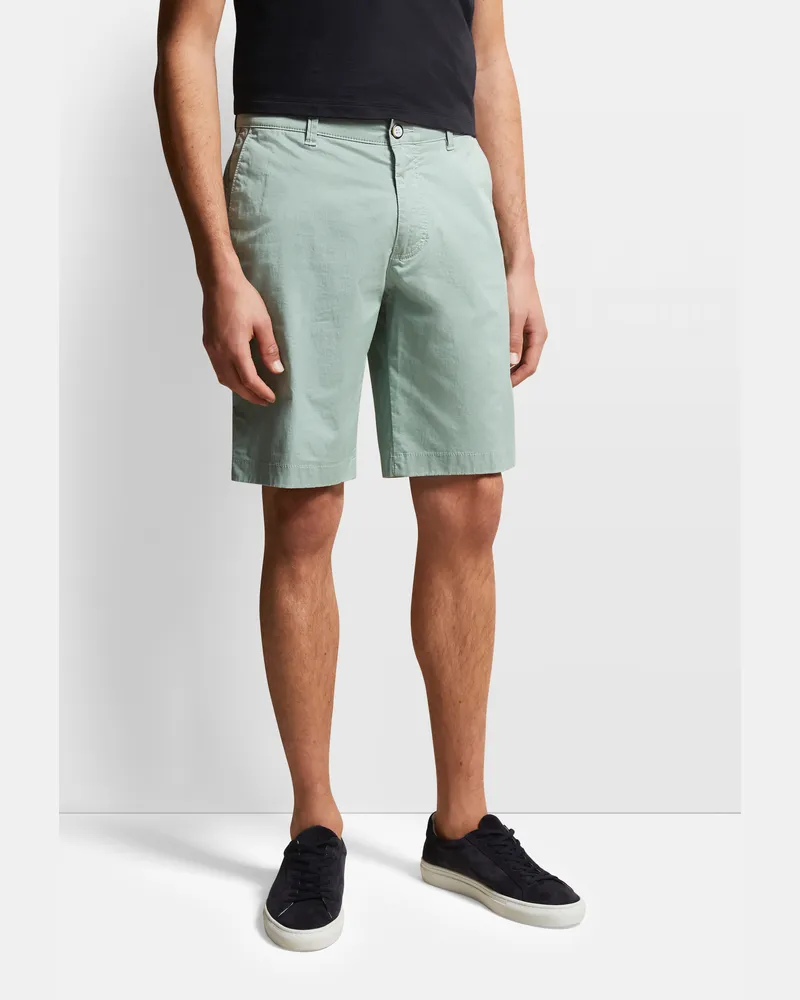 Bugatti Herren-Bermuda aus flexibler Baumwolle - Mintgrün Mintgrün
