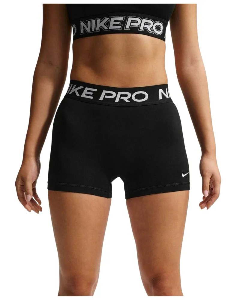 Nike Pro" Kompressions-Shorts für Damen (Schwarz Schwarz