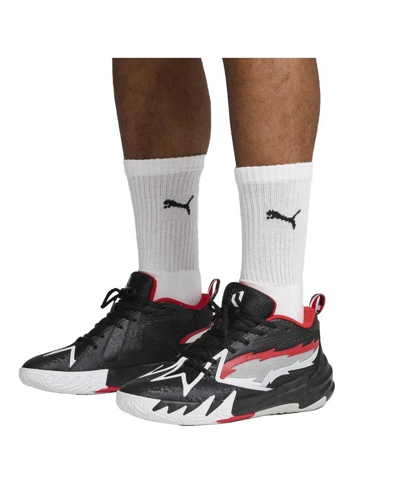 Puma Scoot Zeros O.D.D. City" Basketball Schuhe für Herren (Schwarz Schwarz