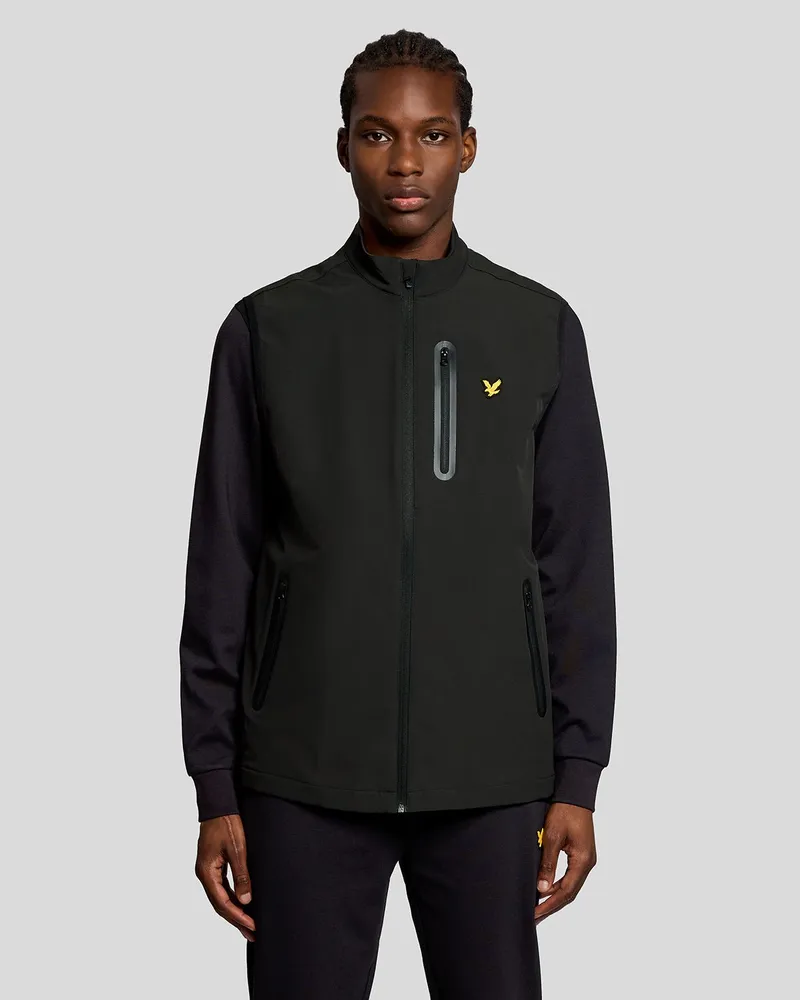 Lyle & Scott Sports Performance Weste - Schwarz Schwarz