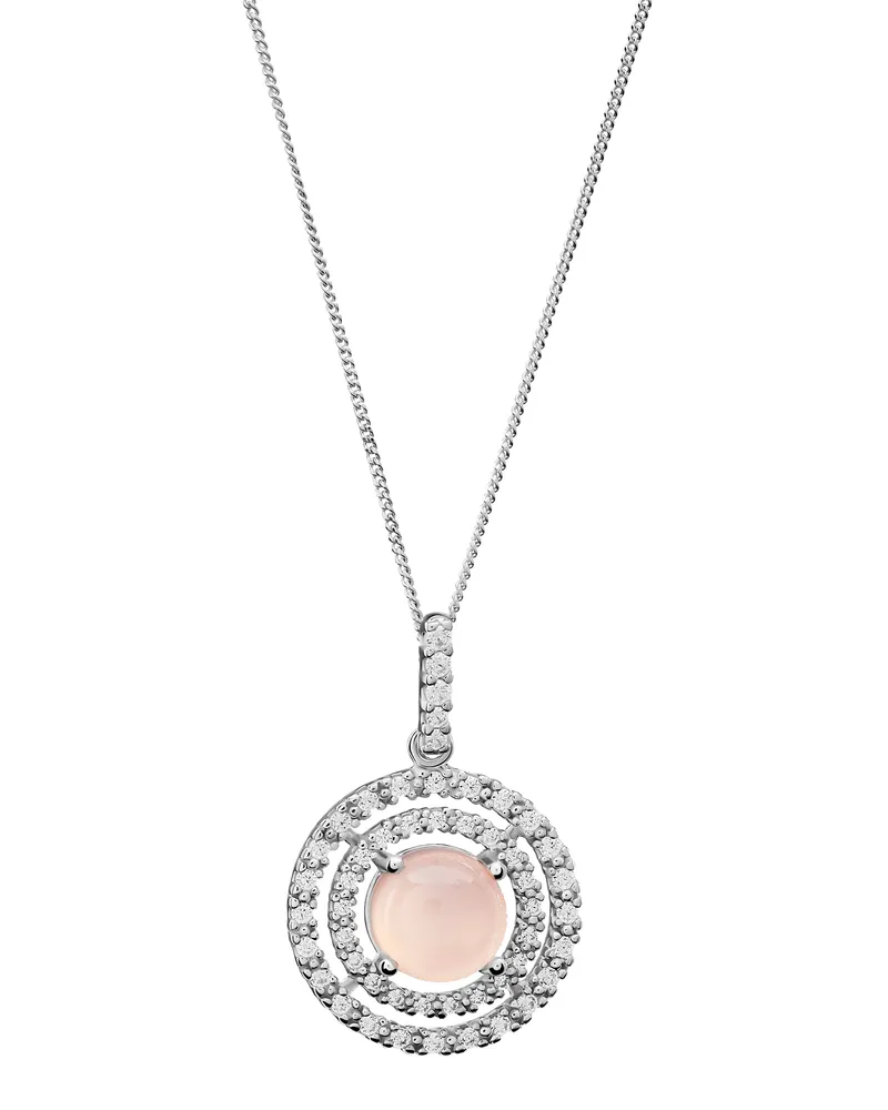 Orphelia Rivera' Damenkette mit Anhänger aus 925er Sterlingsilber – Silber ZH-7481/PC Silber