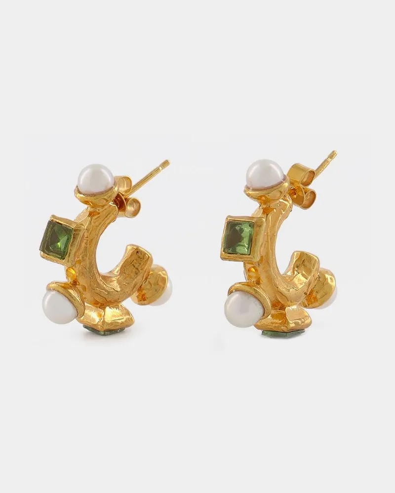Alighieri The Traveller's Path Ohrringe in Gold Gold