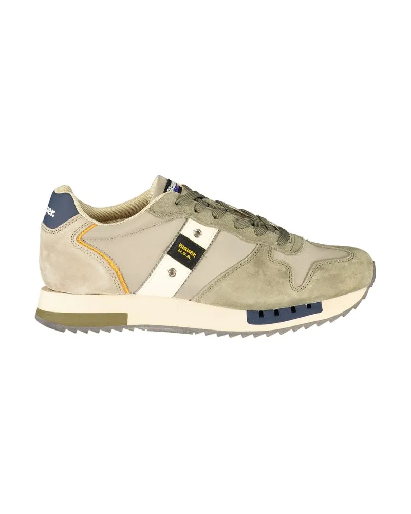 Blauer Verde Poliuretano Herren Sneaker Grün