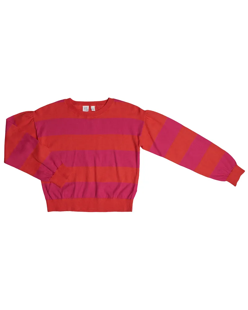 GAP Rundhals-Strickpullover Modell 475798 für Mädchen - Mehrfarbig Mehrfarbig
