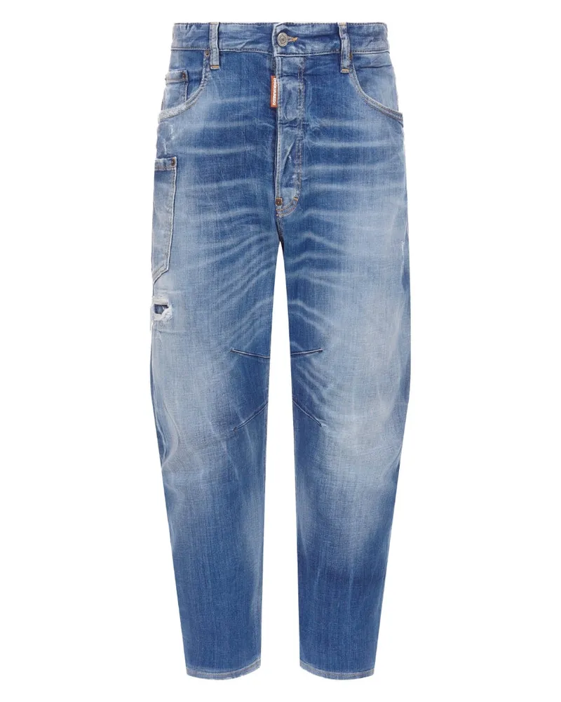 Dsquared2 Medium Small Hole Wash Kawaii Jeans - Blau Blau