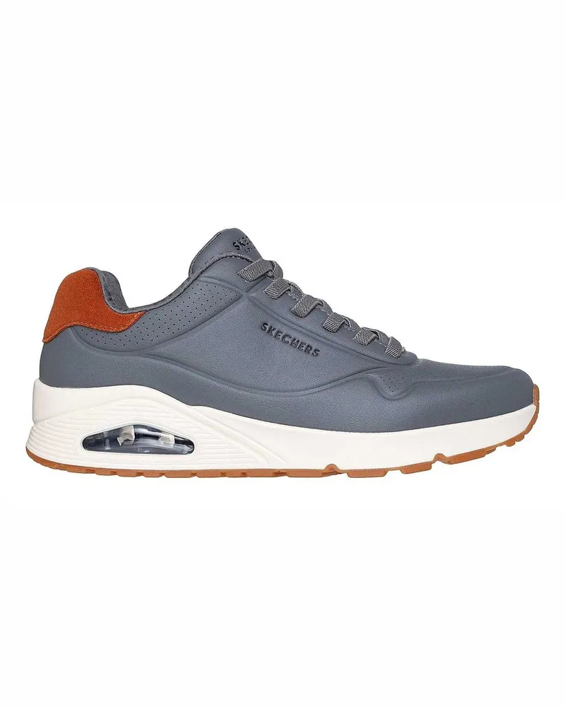 Skechers Uno Stand On Air" Sneaker für Herren, Skech-Air (Holzkohle Anthrazit
