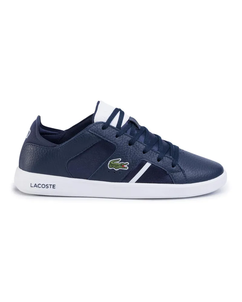 Lacoste Novas 120 1 SMA Mens Navy Blue Trainer Blau