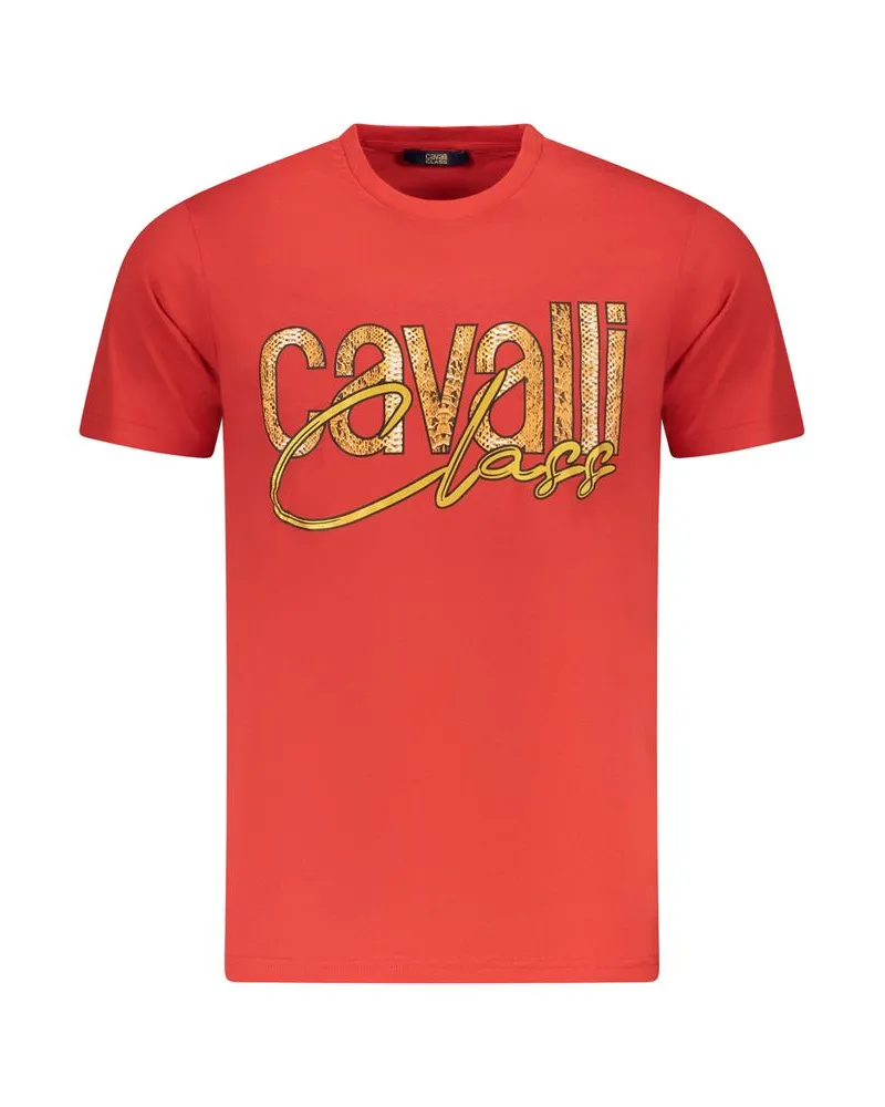 Roberto Cavalli T-Shirt Mohnrot