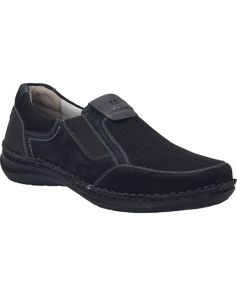 Josef Seibel Herren Slipper New Anvers 78 in black-black Schwarz