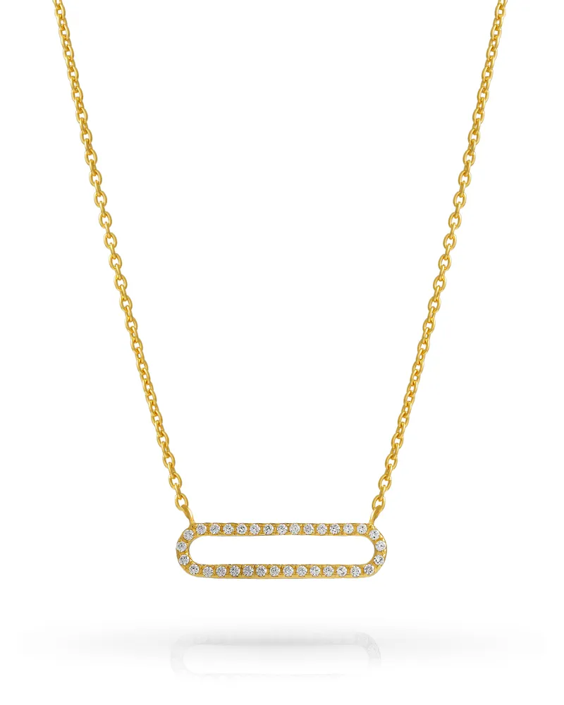 Orphelia Charm' Halskette für Damen aus 925er Sterlingsilber – Gold ZK-7563/G Gold