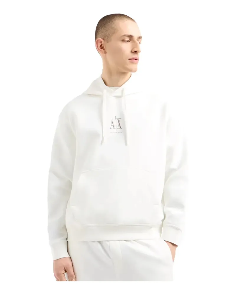 Armani Exchange Herren-Sweatshirt Heritage AX Weiß