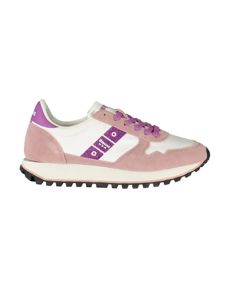 Blauer Bianco Polyurethan Damen Sneaker Weiß