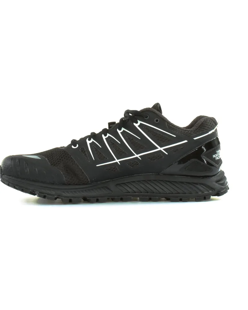 The North Face Ultra Endurance II Schwarz Weiß Synthetik Herren Schnürschuhe Schwarz