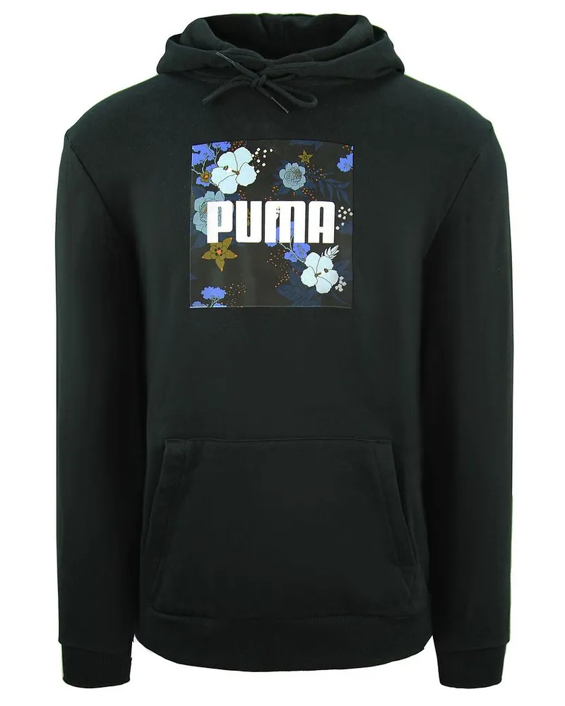 Puma Grafiklogo Langarm Pullover Black Herren Hoodie 596726 01 Schwarz