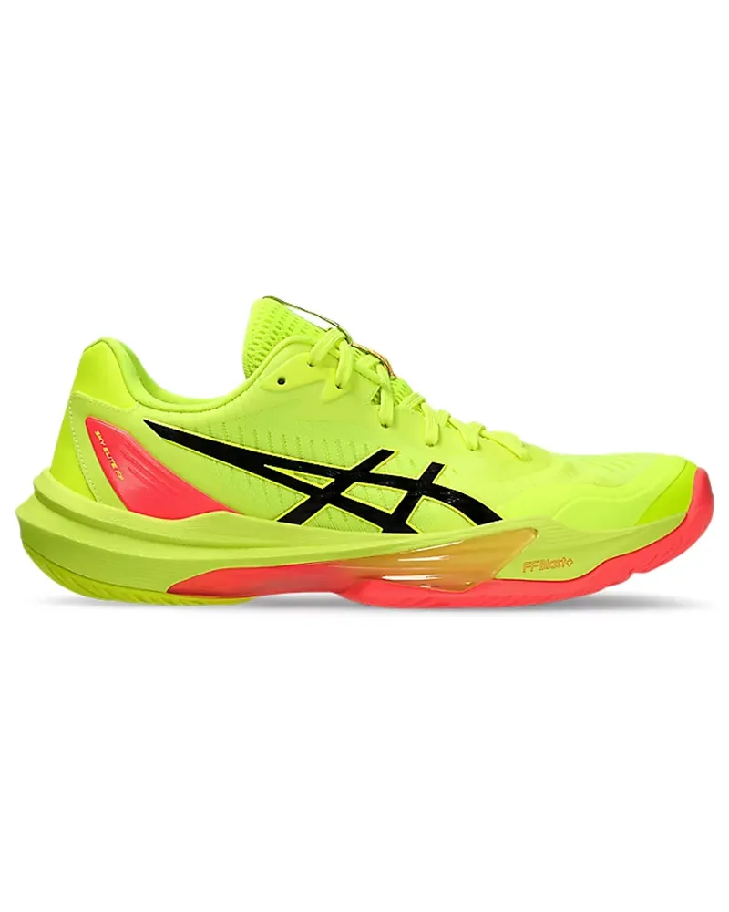 Asics Sky Elite FF 3 Paris Damen Volleyballschuhe Gelb Gelb