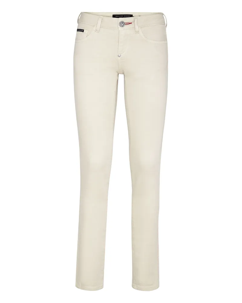 Philipp Plein Jeans Slim Fit Iconic Plein Beige