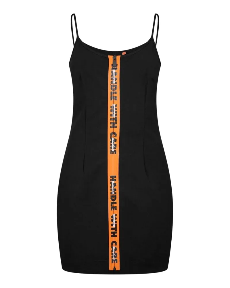 Heron Preston Unterkleid-Stil für Damen, Runder Auschnitt, Spaghetti-Träger (Schwarz Schwarz