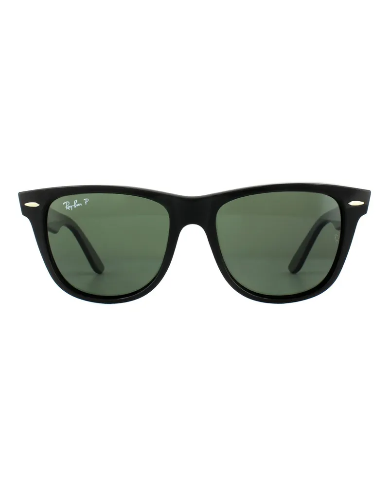 Ray Ban Lunettes De Soleil  Wayfarer 2140 901/58 Noir Vert G-15 Polarisé Medium 50mm Schwarz