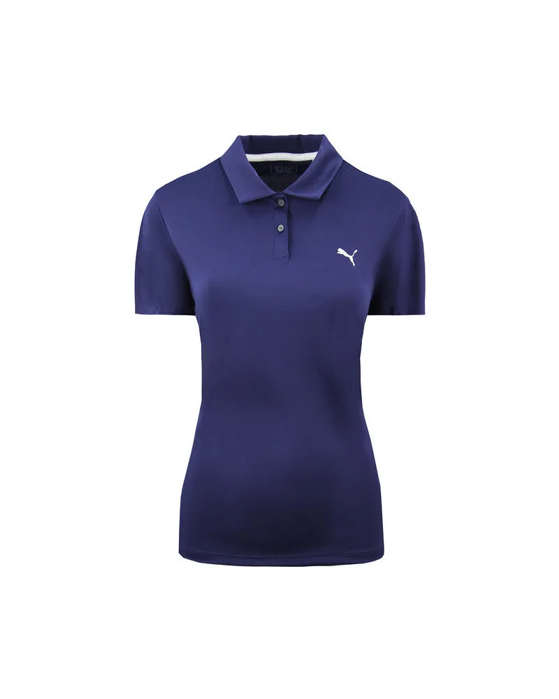 Puma Golf Pounce Damen Poloshirt Navy Marineblau