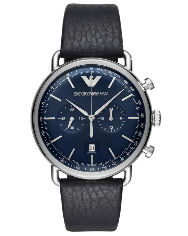 Emporio Armani Herren-Fliegeruhr AR11105 Blau
