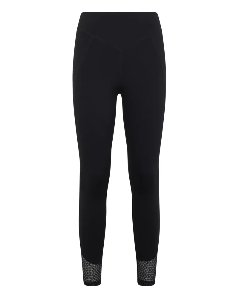Philipp Plein Leggings With Mesh Inserts Ps Schwarz