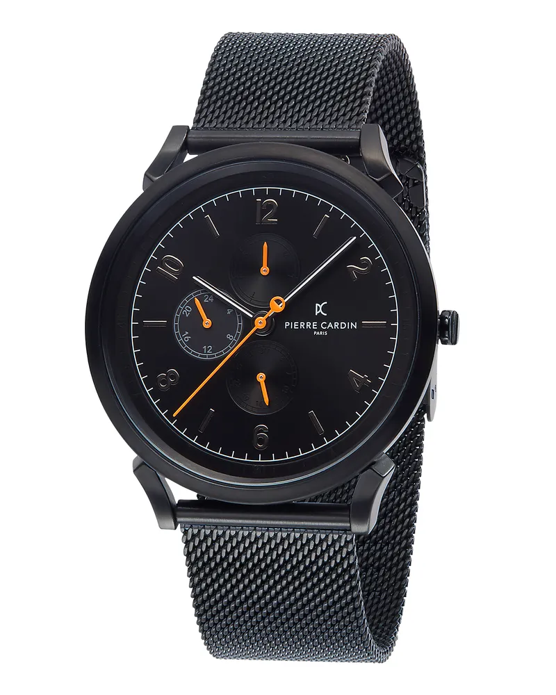 Pierre Cardin Pigalle Nine Schwarz Herren Armbanduhr CPI.2031 Schwarz