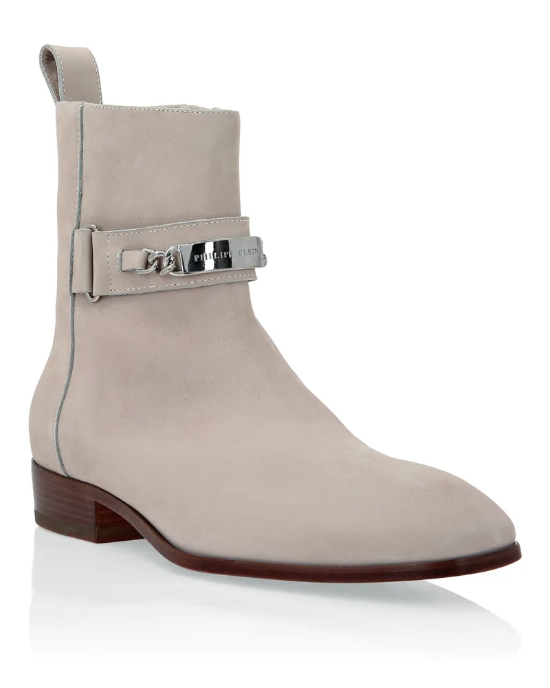 Philipp Plein Stiefel Beige