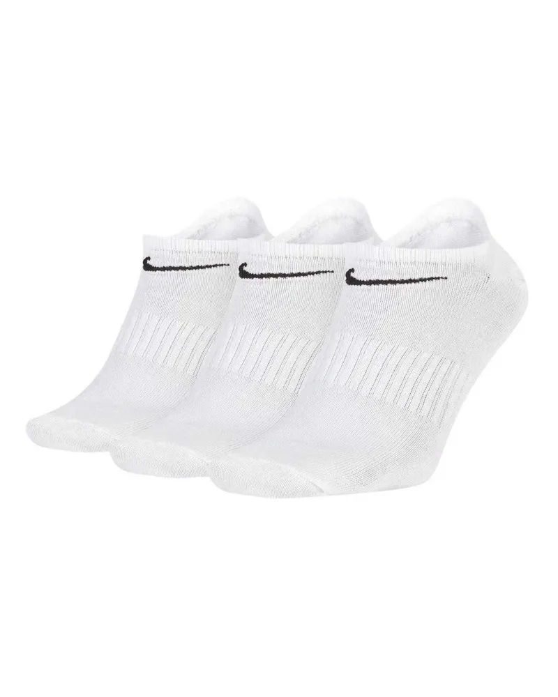 Nike No-Show-Socken für Herren/Damen Unisex (Weiß Weiß