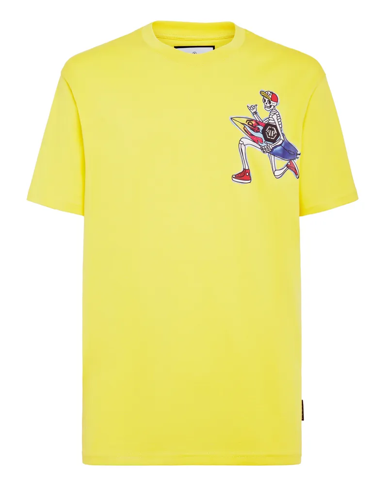 Philipp Plein T-Shirt Hawaii Gelb