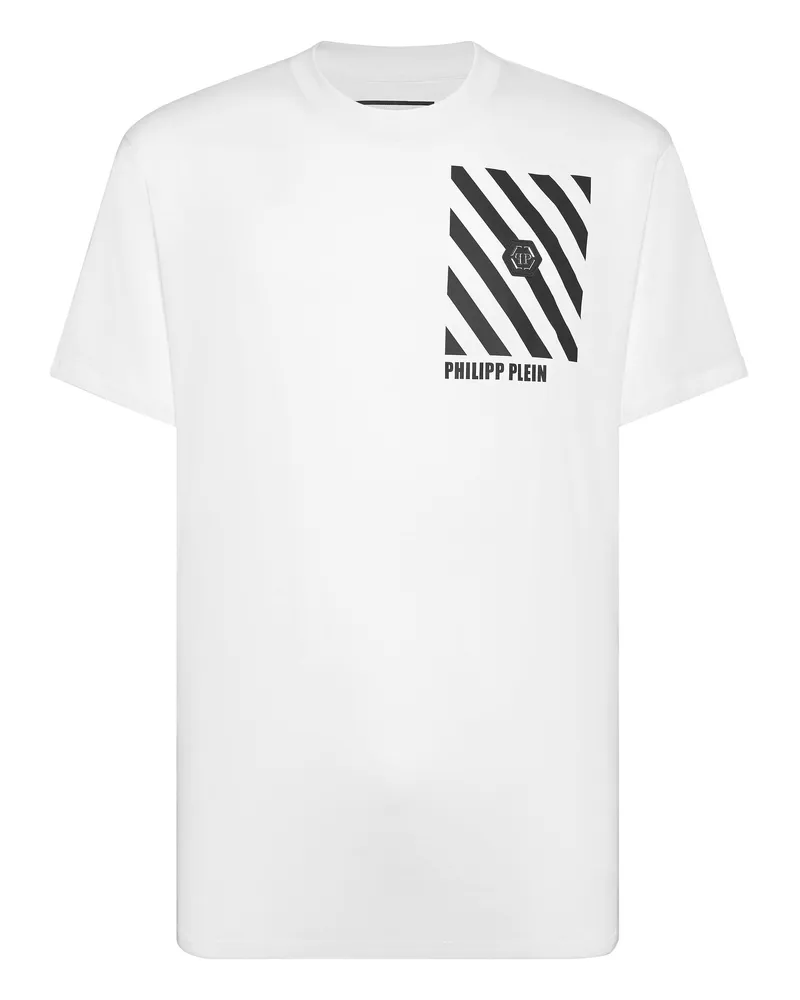 Philipp Plein T-Shirt mit Rundhalsausschnitt - Weiß Weiß