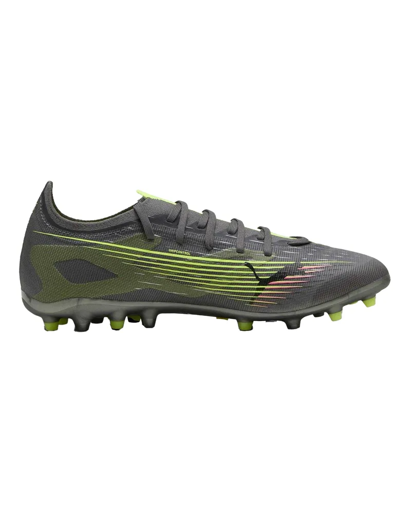 Puma Ultra 5 Match" Fußballschuhe mit festem Boden für Herren (Mattiertes Silber Waldgrün