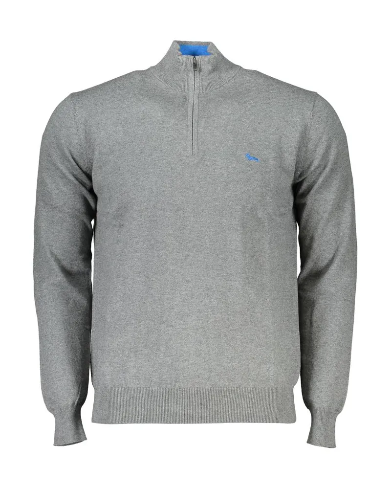 Harmont & Blaine Halbzipper Strickpullover - Grau Grau