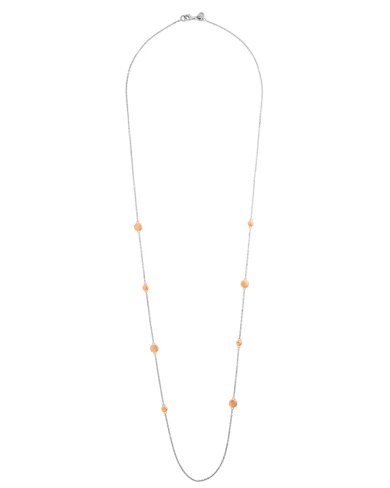 Orphelia Halskette für Damen, 925 Sterlingsilber, Silber/Rosé, ZK-7385/80 Silber