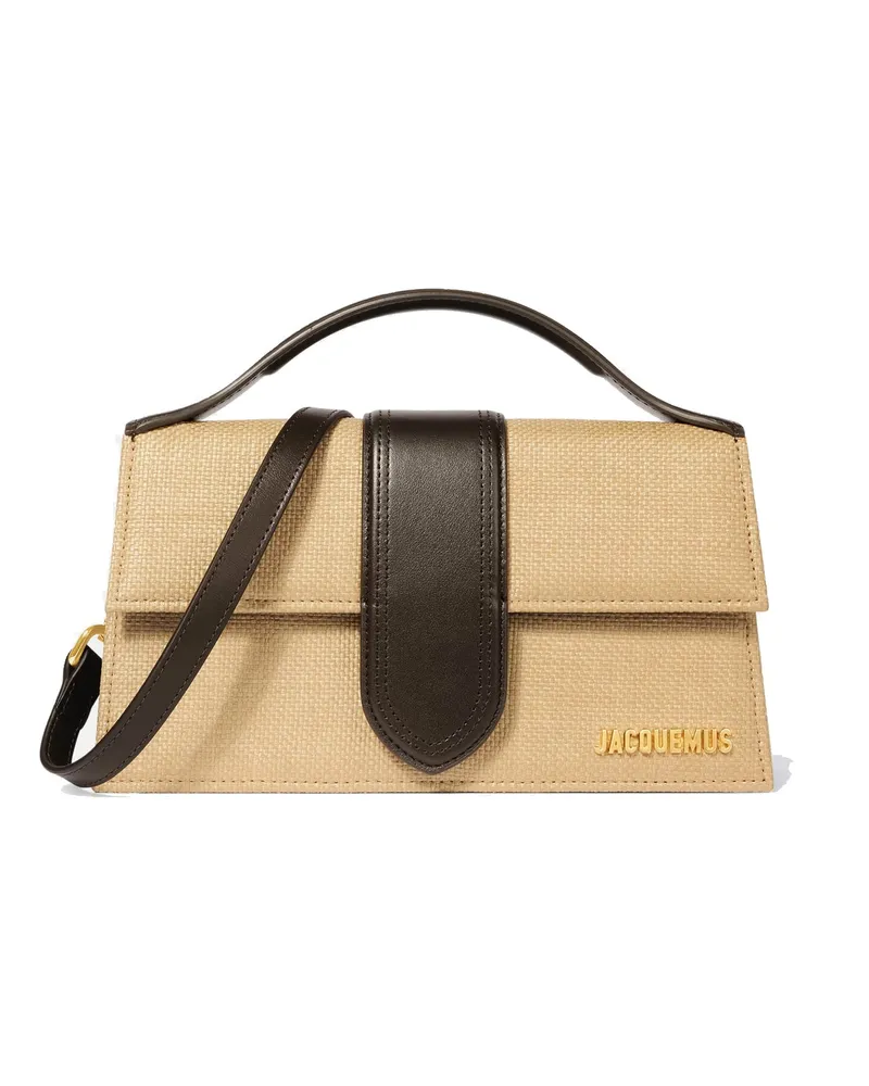 Jacquemus Le Grand Bambino Basttasche Braun
